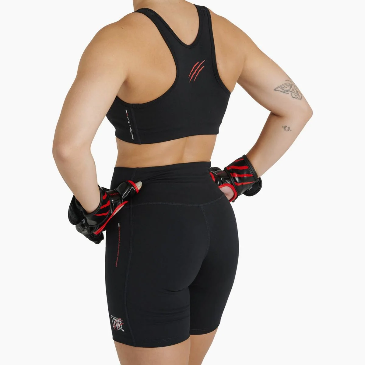 Leggings curtos Mulher Leone Primal Instinct AB939 Preto - Image 6