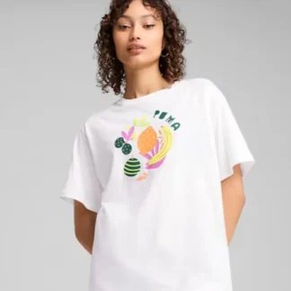 T-shirts de Algodão Mulher Puma Relaxed Fruity
