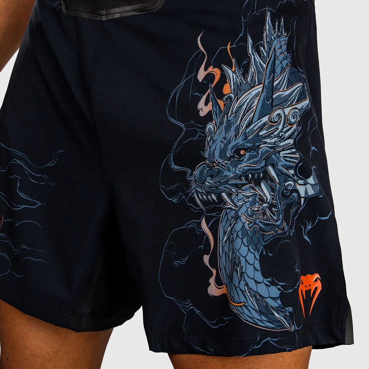 Calções de MMA Venum Thunder Dragon Preto - Image 6