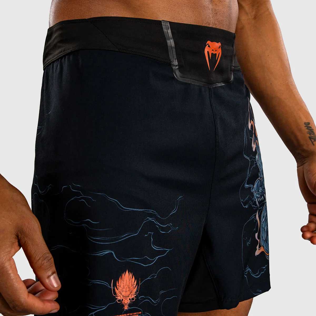 Calções de MMA Venum Thunder Dragon Preto - Image 7