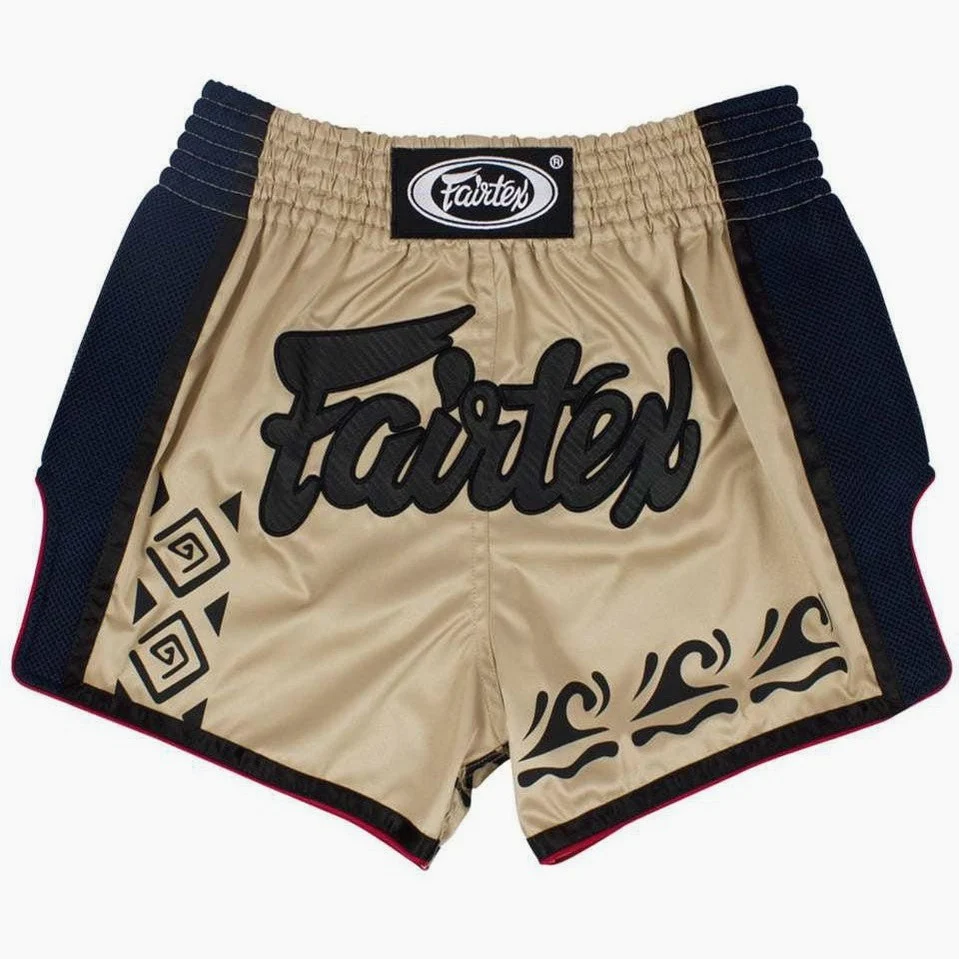 Calções de Kickboxing-Thai Fairtex BS1713 Caqui - Image 2
