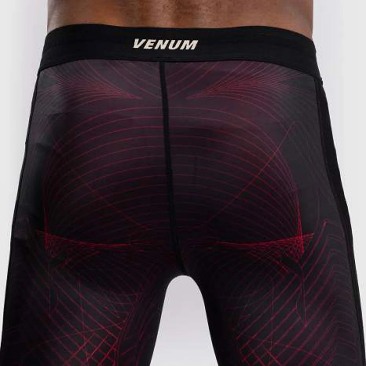 Calças de compressão Venum G-Fit Air Preto-vermelho - Image 6