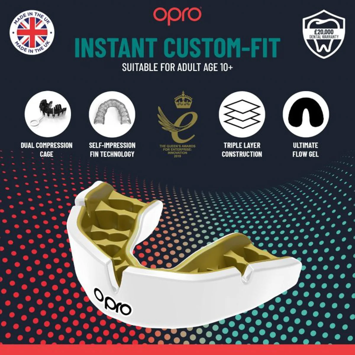 Protetor Bucal Opro Instant Custom-Fit Camo - Image 4