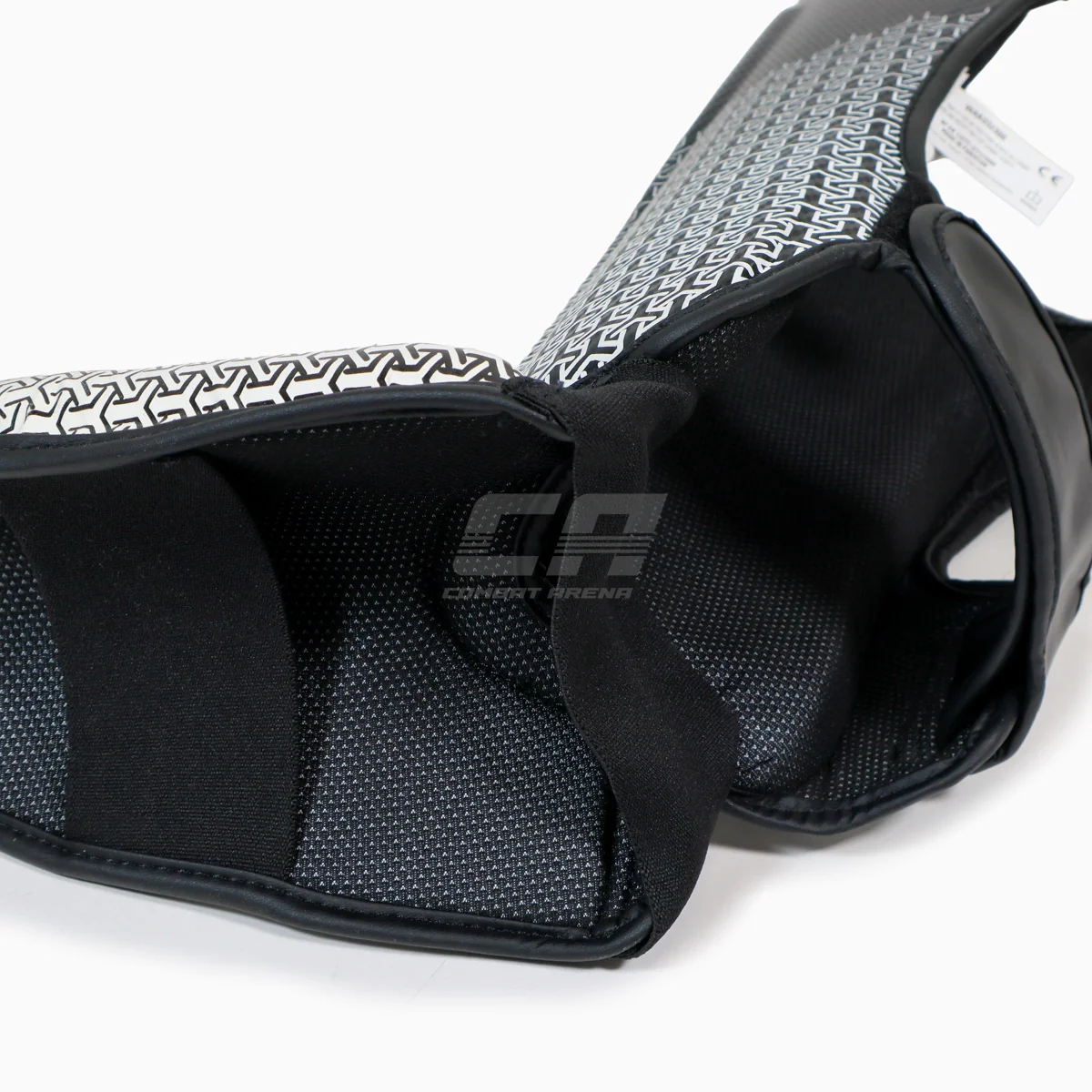 Caneleiras com para-pé Adidas Pro Kickboxing WAKO Preto-branco - Image 8