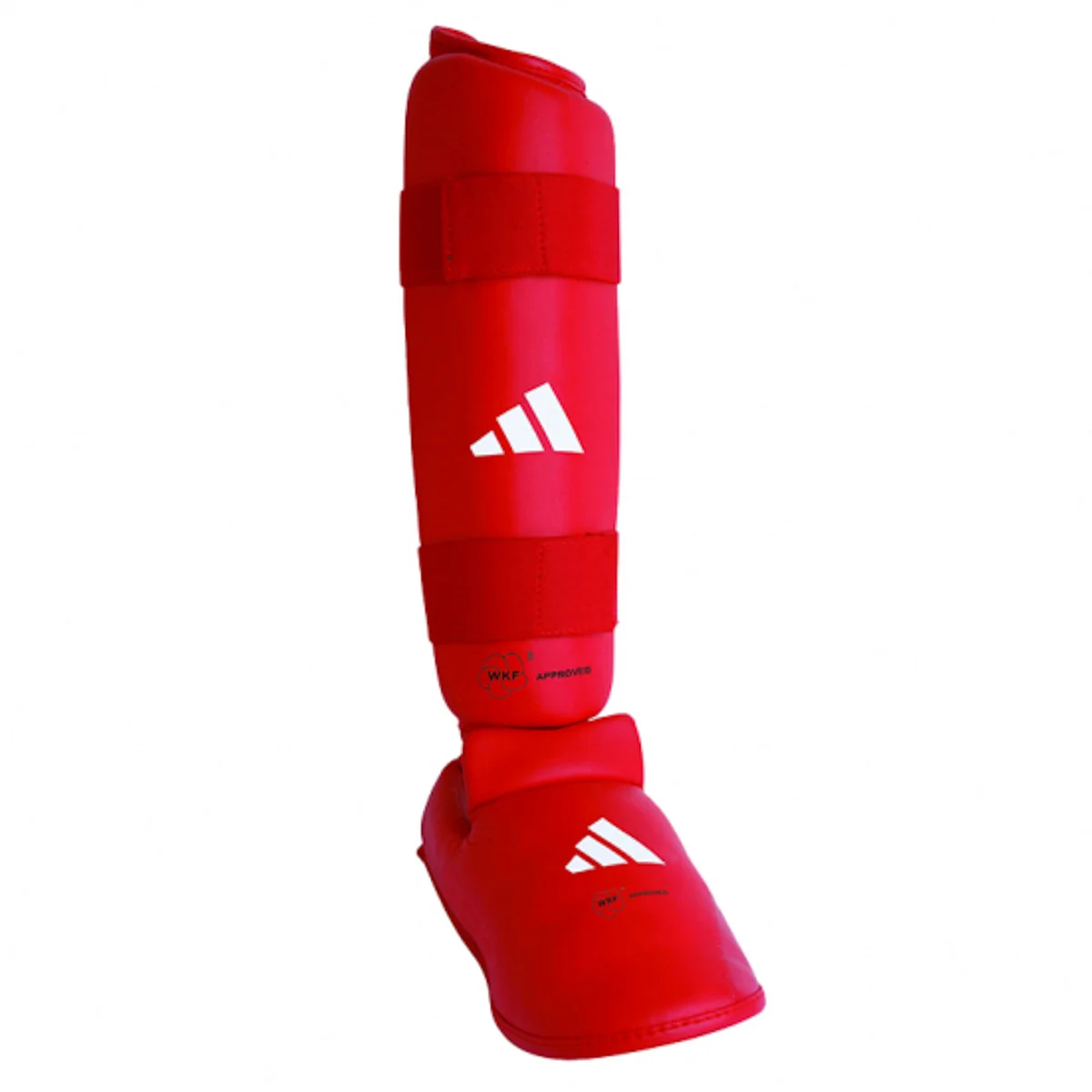 Caneleiras e Parapés Adidas Vermelho e Azul Homologados WKF - Image 3