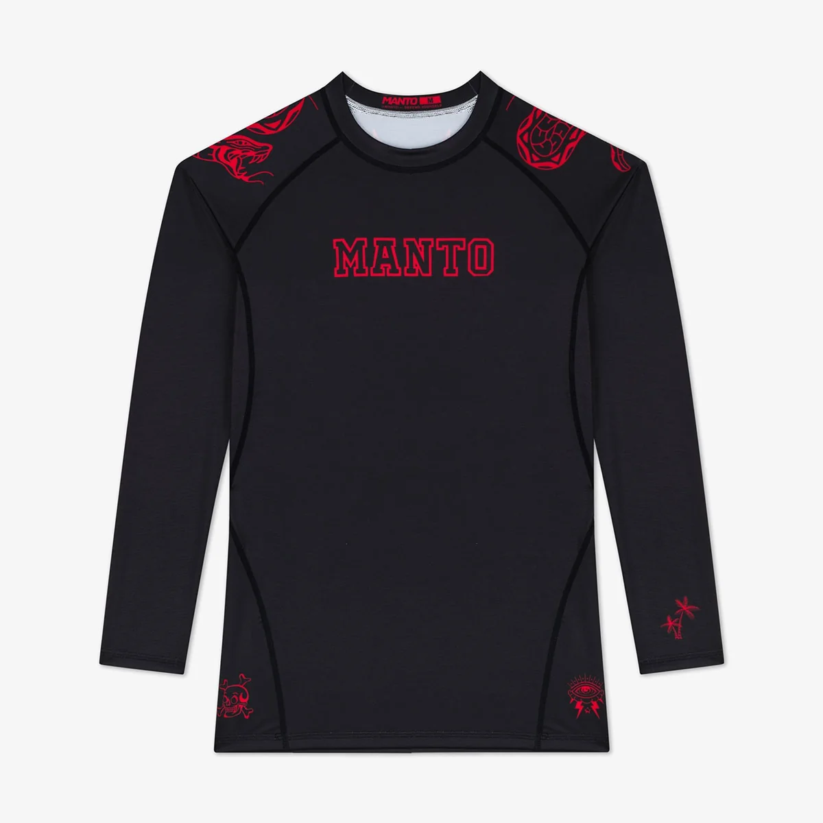 Rashguard Manto Miko mangas compridas Preto