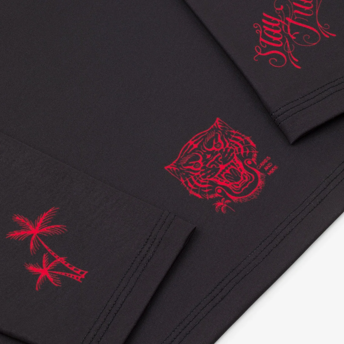 Rashguard Manto Miko mangas compridas Preto - Image 7