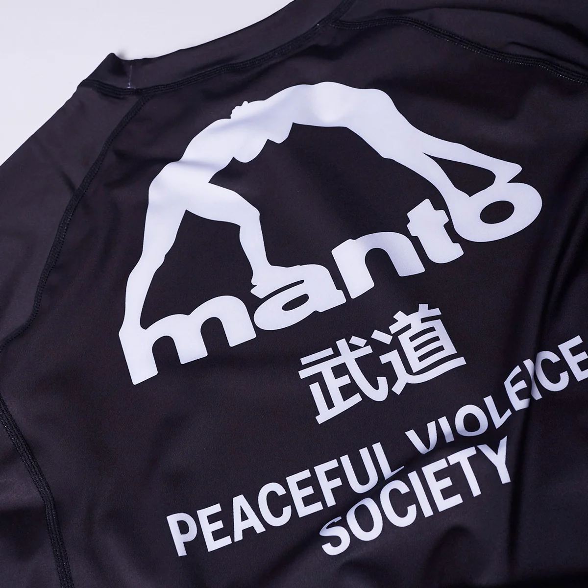 Rashguard Manto Society mangas curtas preto - Image 5