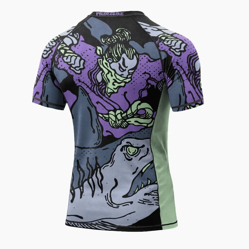 Rashguard Pride or Die Dangerous Water V2 mangas curtas - Image 4