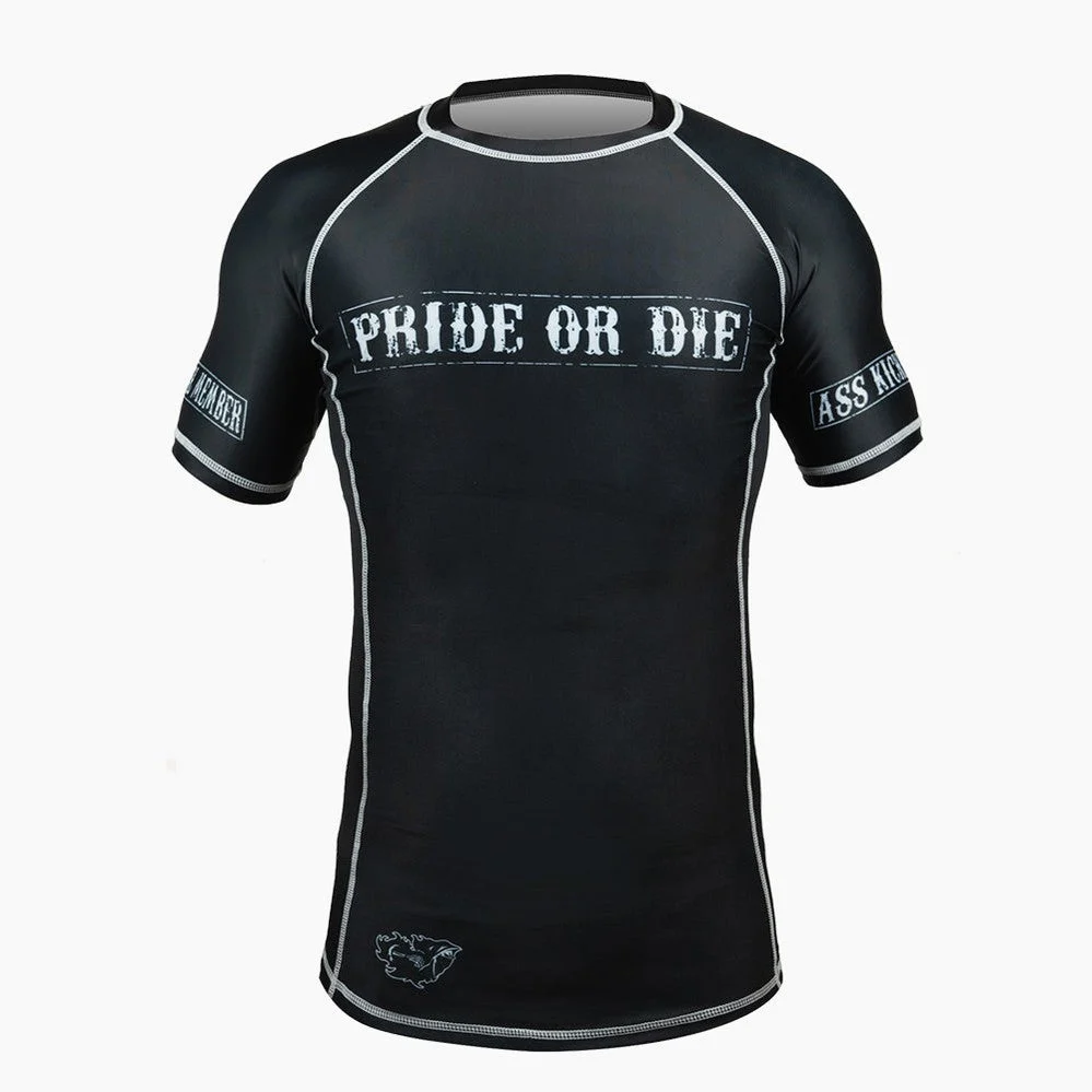 Rashguard Pride or Die Fight Club mangas curtas - Image 3