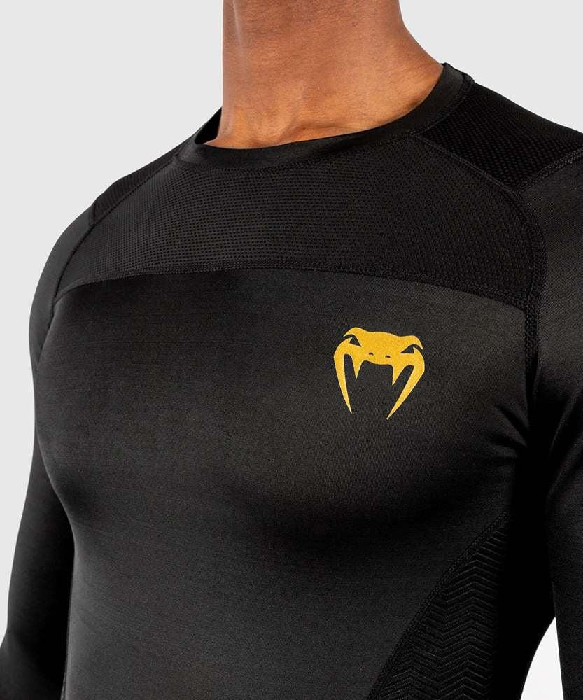 Rashguard Venum G-Fit Preto-dourado mangas compridas - Image 9