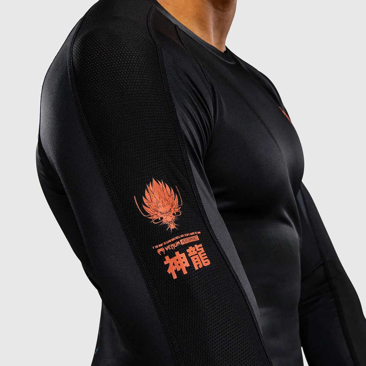 Rashguard Venum Thunder Dragon manga comprida Preto - Image 8