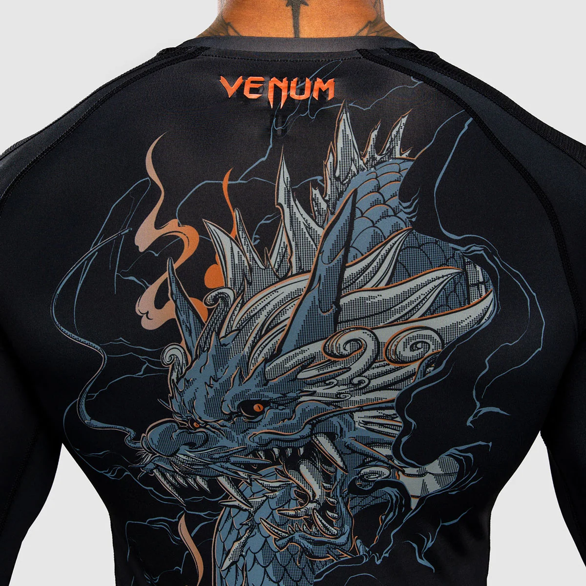 Rashguard Venum Thunder Dragon manga comprida Preto - Image 9