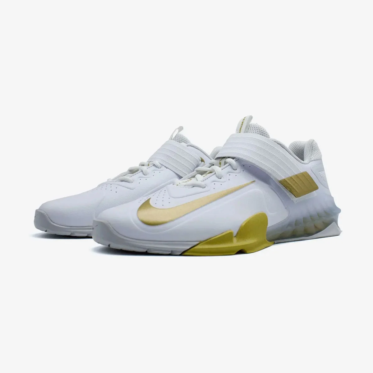 Sapatos de treino Nike Savaleos Branco-dourado - Image 2
