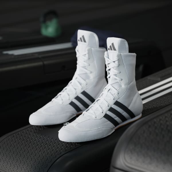 Sapatos de Boxe Adidas Box Hog 2 Preto-e-branco - Image 5