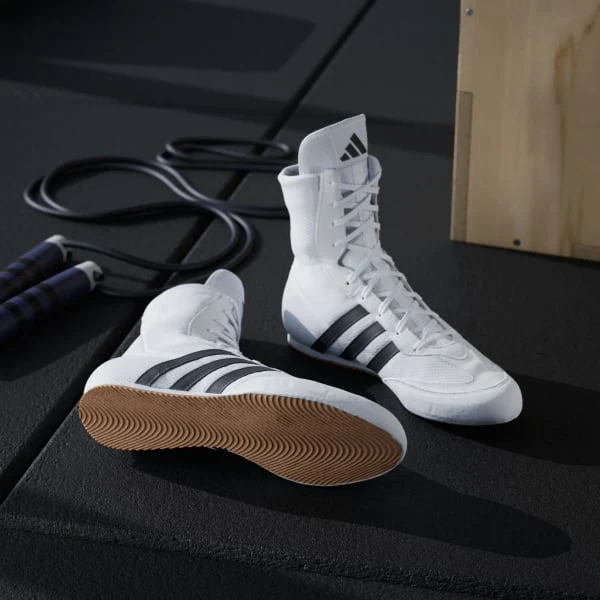 Sapatos de Boxe Adidas Box Hog 2 Preto-e-branco - Image 8
