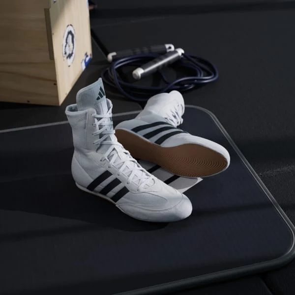 Sapatos de Boxe Adidas Box Hog 2 Preto-e-branco - Image 9