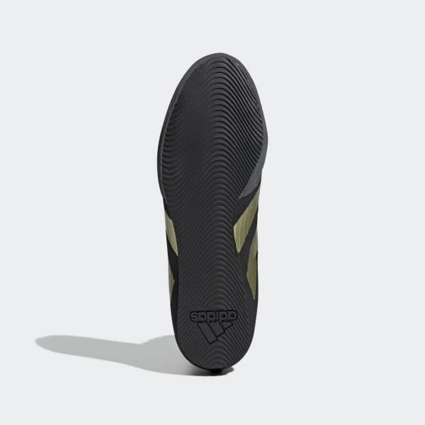 Sapatos de Boxe Adidas Box Hog 4 Preto-ouro - Image 8