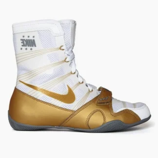 Sapatos de Boxe Nike Hyperko Branco-Ouro