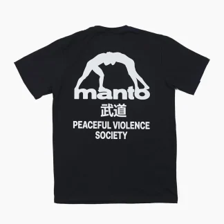 T-shirt Manto SOCIETY Preto-branco