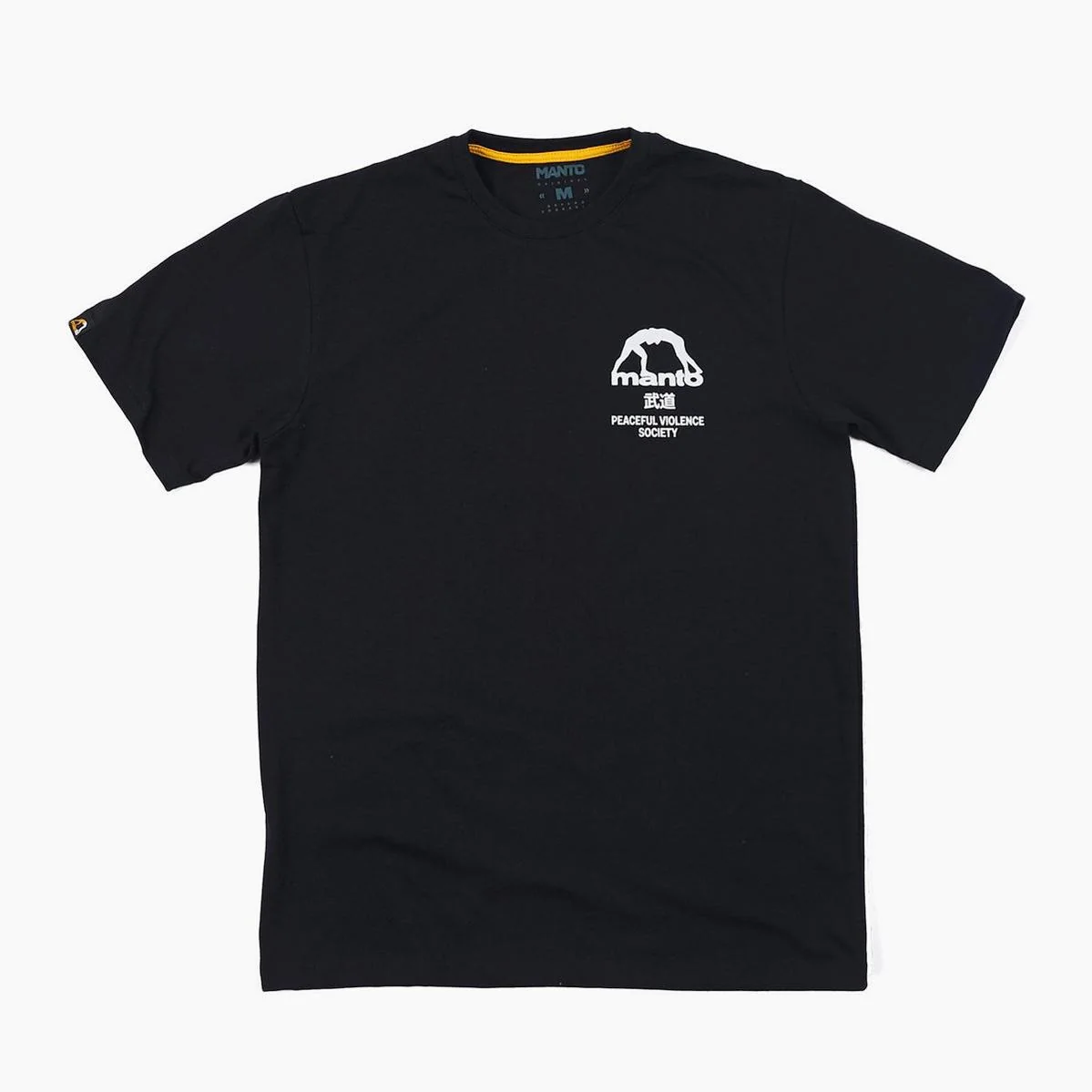 T-shirt Manto SOCIETY Preto-branco - Image 3