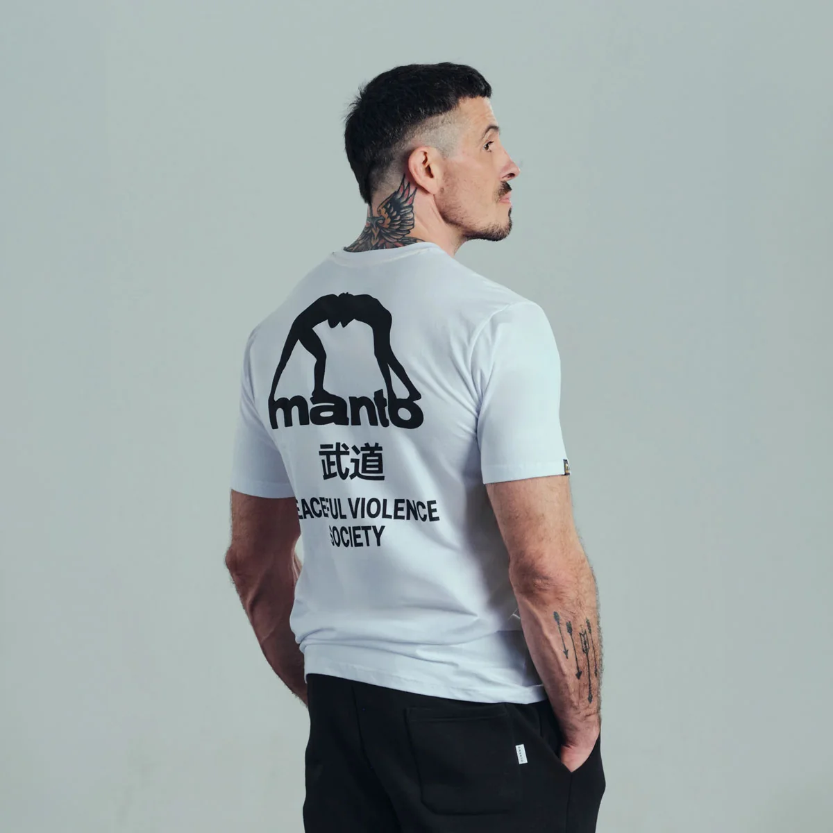 T-shirt Manto Society Branco - Image 7