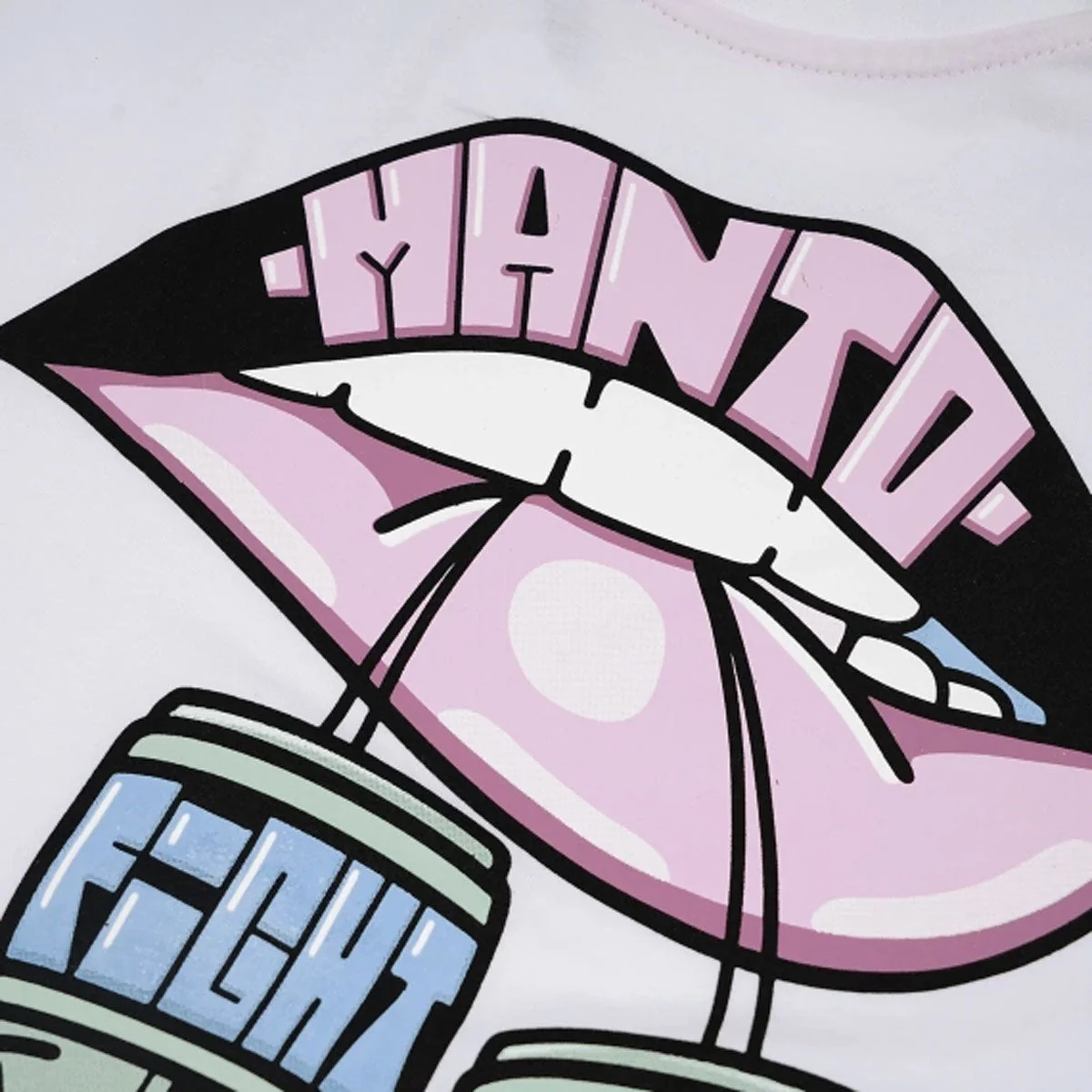 T-shirt Manto x KTOF Gloves Branco - Image 4