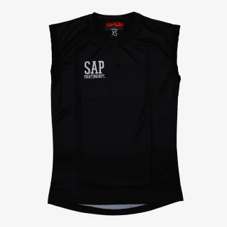 T-shirt Técnica Sem Mangas SAP WAKO Combat Competition Preto