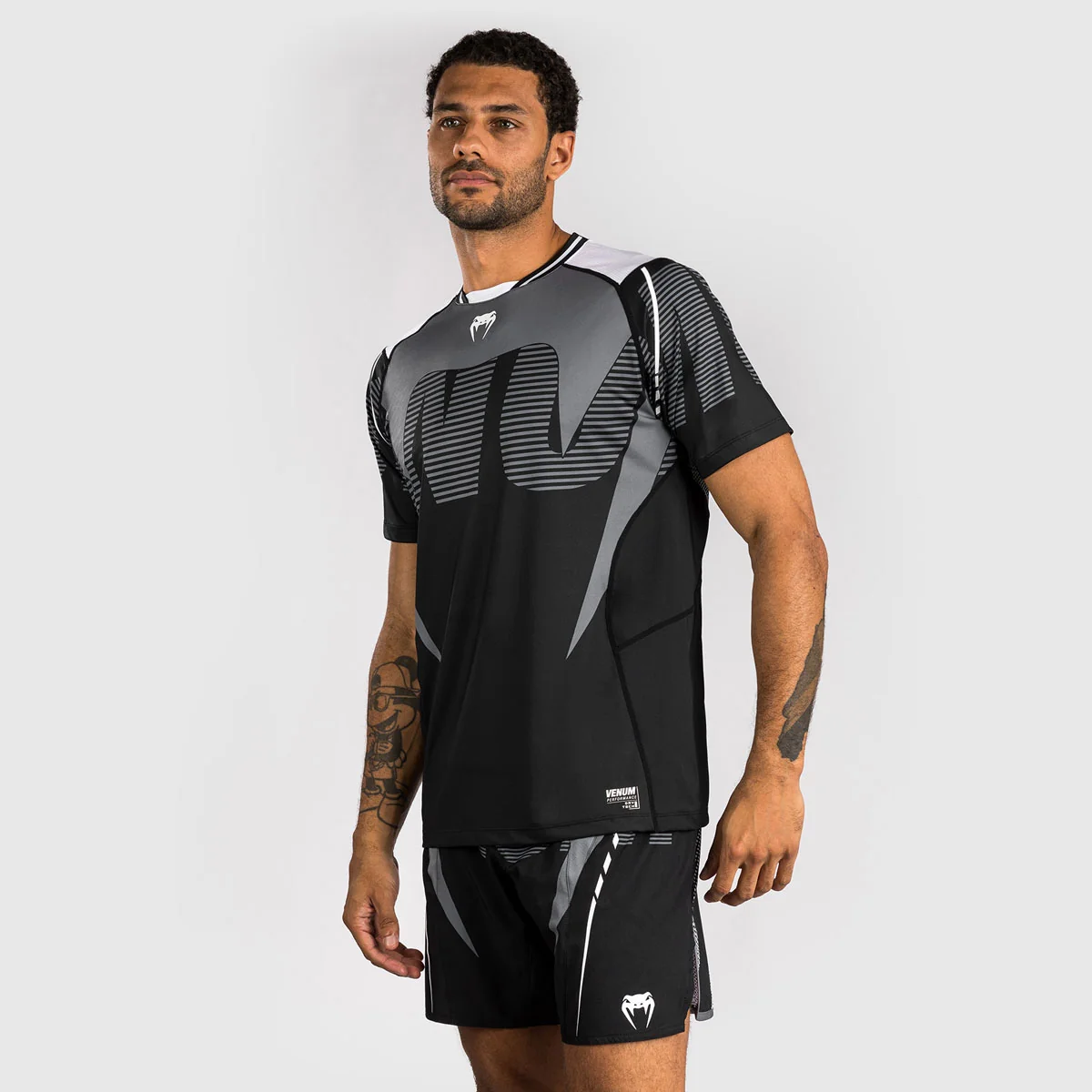 T-shirt Venum Adrenaline Dry Tech Preto-cinza - Image 3