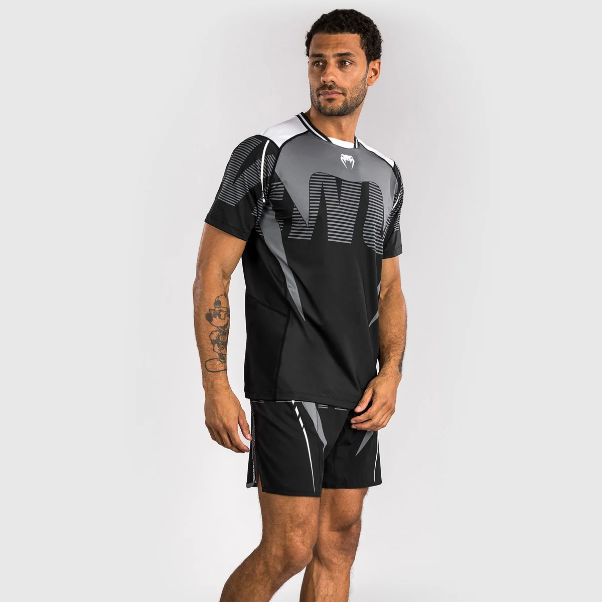 T-shirt Venum Adrenaline Dry Tech Preto-cinza - Image 4