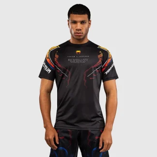 T-shirt Venum Dry Tech Tekken 8 Yoshimitsu Preto-laranja