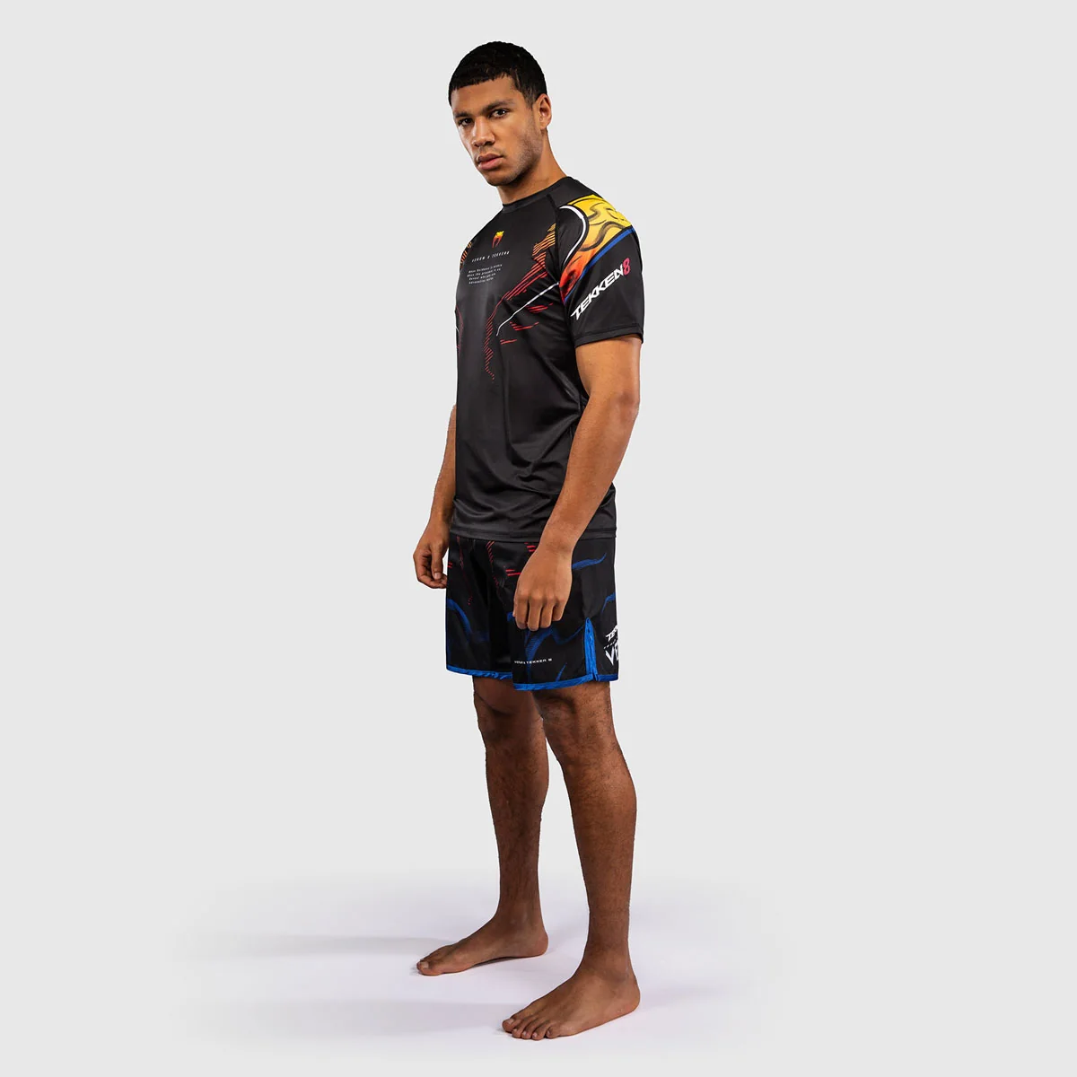 T-shirt Venum Dry Tech Tekken 8 Yoshimitsu Preto-laranja - Image 8