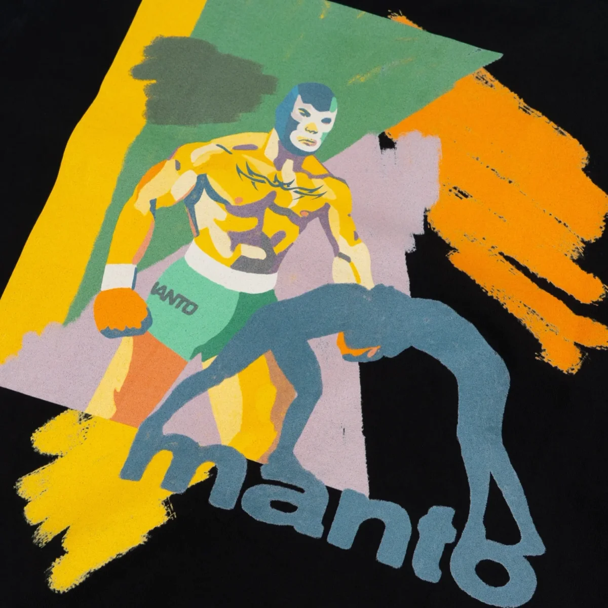 T-shirt Manto Luchador Preto - Image 4