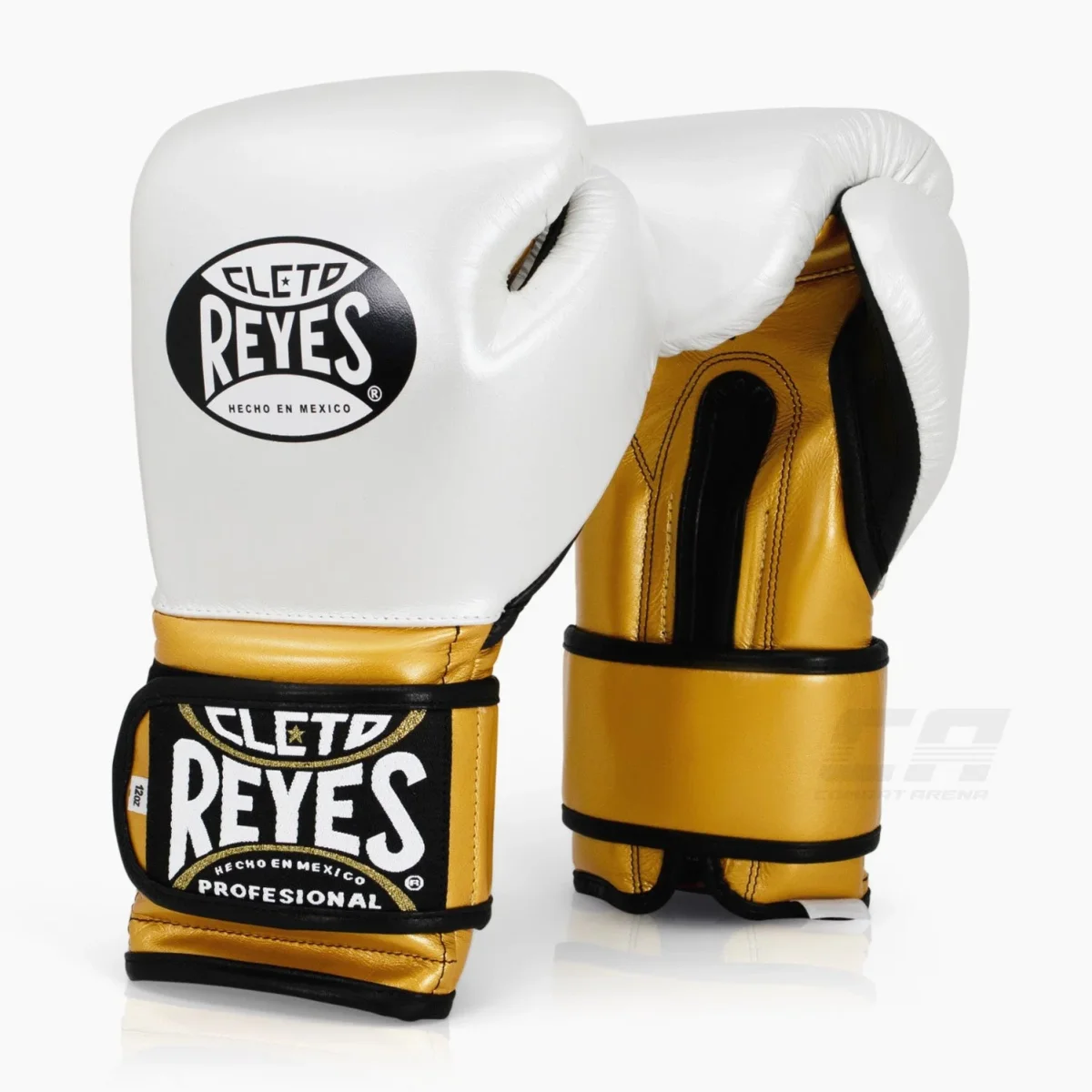Luvas de Boxe Cleto Reyes Sparring CE6 Pérola-ouro - Image 2