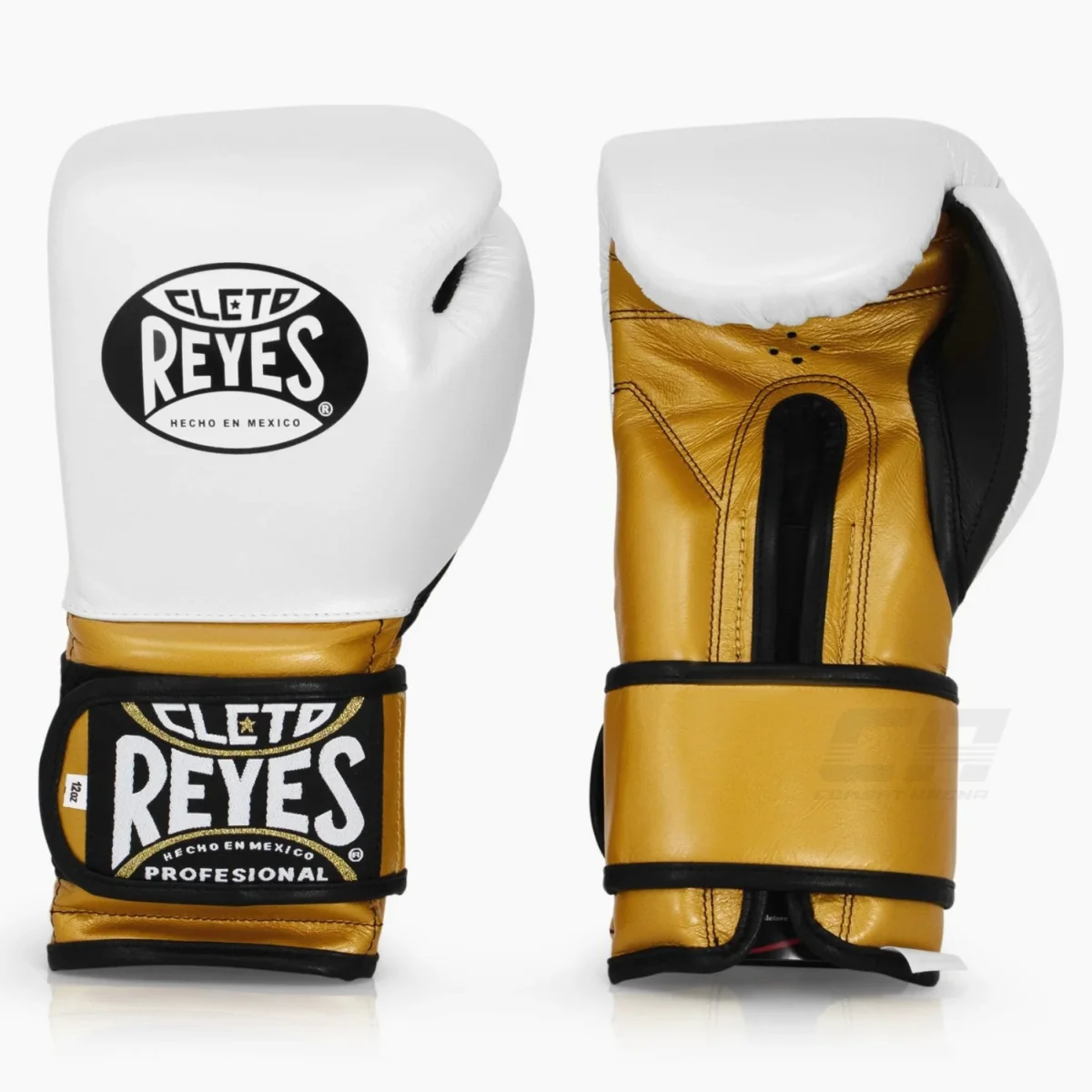 Luvas de Boxe Cleto Reyes Sparring CE6 Pérola-ouro - Image 3