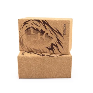 RDX D1 Cork Yoga Bloco Antiderrapante