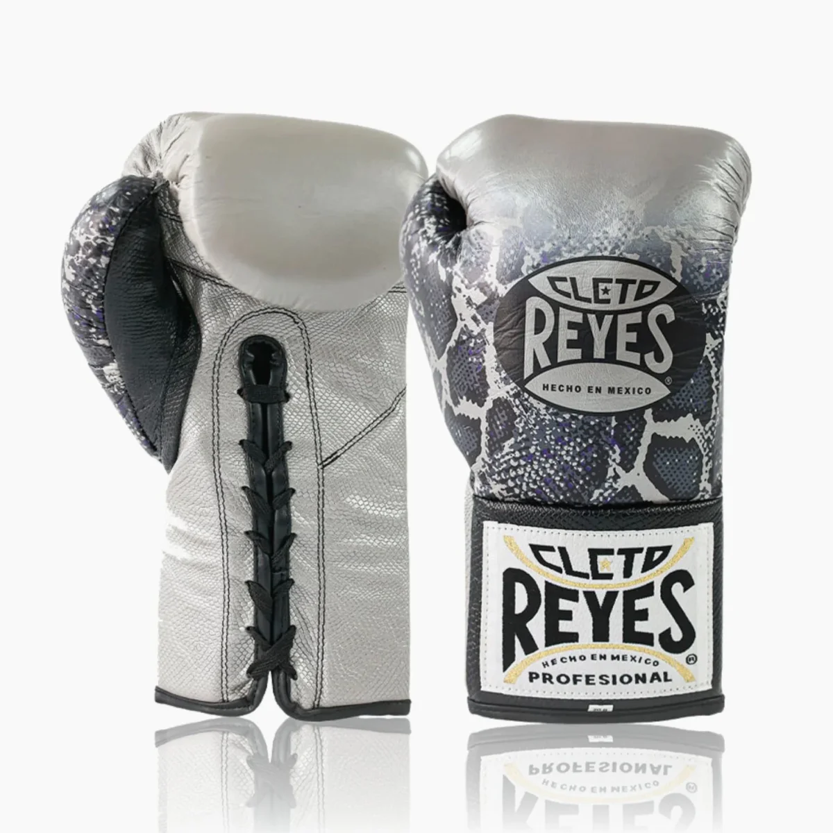 Luvas de Boxe Cleto Reyes Professional CB2 Steel Snake com atacadores - Image 3