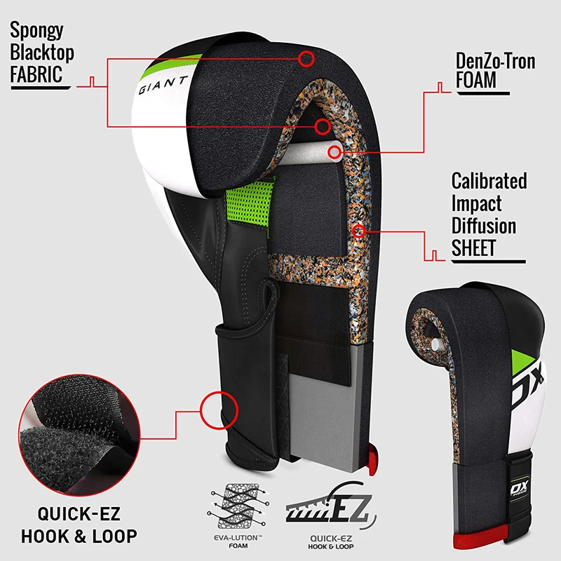 RDX R8 6oz Luvas de Boxe - Image 3