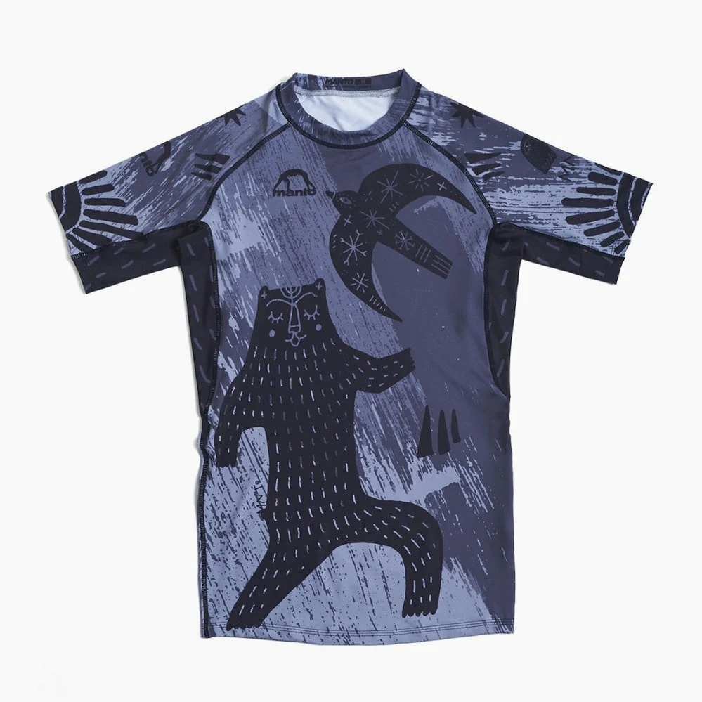 Rashguard Manto Camisetas de manga curta Cinza - Image 5