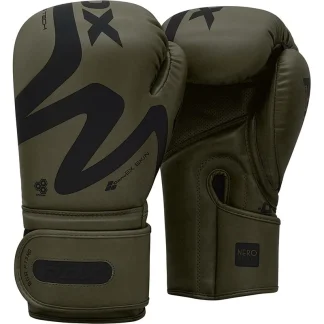 Luvas de boxe RDX F15 Nero Matte Green