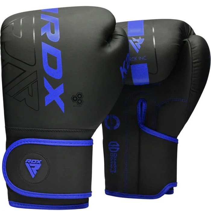 RDX F6 Kara Preto Luvas De Boxe - Image 5