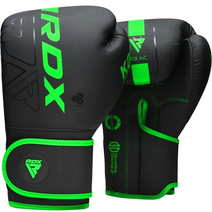 RDX F6 Kara Preto Luvas De Boxe - Image 6
