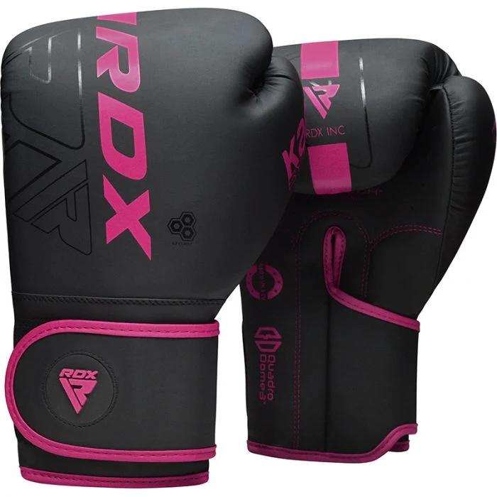 RDX F6 Kara Preto Luvas De Boxe - Image 7