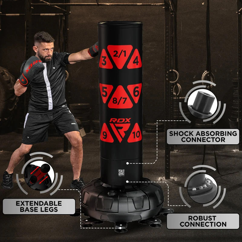 RDX KT Ronin 6ft C Saco de Punção Vermelho com Almofadas - Image 3