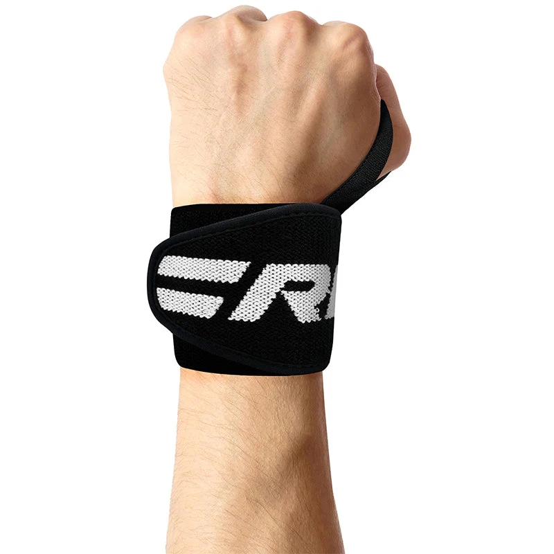 RDX W2 Munhequeira para Musculação Preto Algodão - Image 6