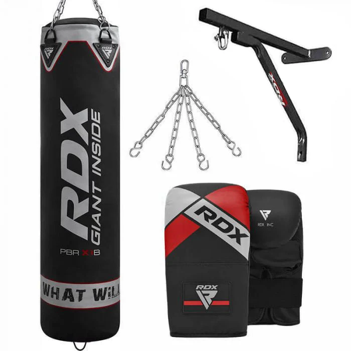 RDX X1 Saco de pancada com luvas e Suporte de Parede