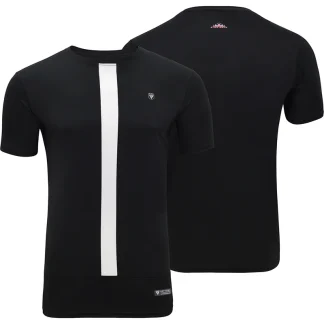 RDX T15 Nero Camisa Meia Manga S Branco/preto Poliéster